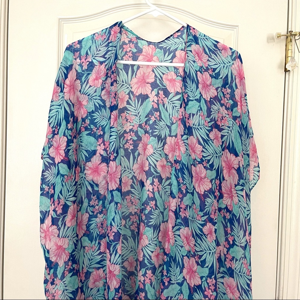 Floral Swim Cover-up - Picture 2 of 5